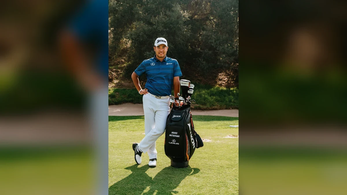 Porträtt av Hideki Matsuyama