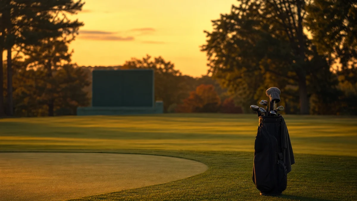 Golfare på en klassisk parkbana i Atlanta under finalen av FedEx Cup